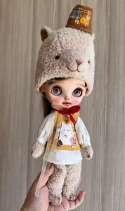 Blythe Doll Clothes -- Cute Alpaca Themed Costume Set (RARE) - Picture 1 of 23