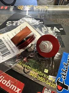 Kool Stop international USA! BMX BRAKE PADS RED & SALMON SHOES SE GTNew - Picture 1 of 3