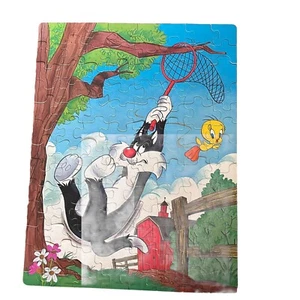 Vintage Whitman Tweety Sylvester Puzzle #4605 100 Teile 1978 Looney komplett - Bild 1 von 8