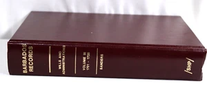 Barbade Records testaments et administrations 1701-1725 V.3 généalogie Joanne Sanders - Photo 1 sur 7