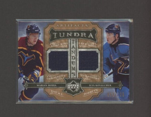 2006-07 Artifacts Tundra Tandems Jersey #TTHK Marian Hossa/Ilya Kovalchuk /125