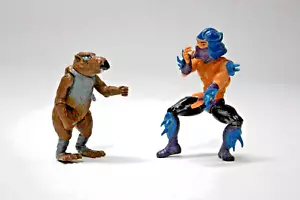 TMNT Splitter and Shredder 1988 Vintage Figuren Teenage Mutant Ninja Turtles - Bild 1 von 3