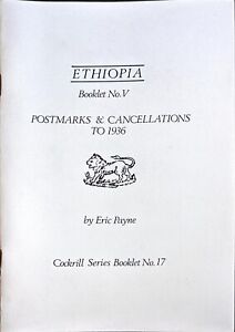 ETHIOPIA Postmarks & Cancellations to 1936 Postal History Cockrill Rarity Guide