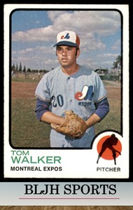 1973 Topps #41 Tom Walker Montreal Expos (see pics)(C)  RC