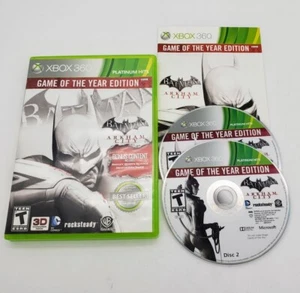 Batman: Arkham City Juego del Año (Microsoft Xbox 360, 2012) Manual Completo - Imagen 1 de 3