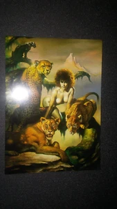 BORIS VALLEJO FANTASY KUNST 1992 #30 Herrin der Katzen 1987-L@@K! - Bild 1 von 2