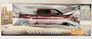 SEALED Norscot Burgandy Ruby Red Chevy Silverado 1/24 Scale Model 2014 Chevrolet - Picture 1 of 6