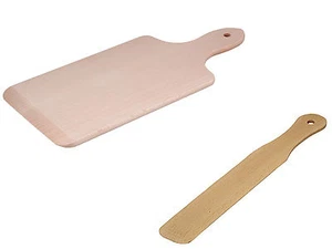 Spätzle - Set 2-teilig Spätzlebrett L 35 cm + Spätzlemesser L 30 cm Buchenholz - Bild 1 von 1