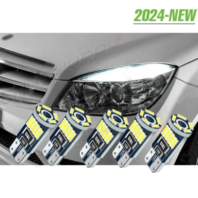 5x For Mercedes Benz W204 C300 C350 C63 AMG LED W5W Eyebrow Eyelid Light Bulbs - Image 1 of 4