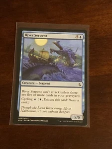 Magic the Gathering Amonkhet River Serpent - Picture 1 of 2