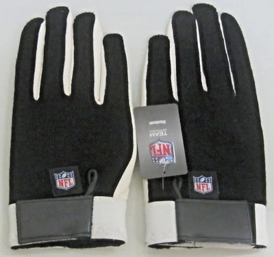 Guantes de tela/cuero multicolor genéricos de la NFL de Reebok, talla M Foto 1 de 3