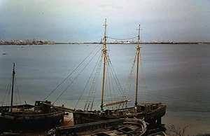 Tobogán Frontera Roja, 1956 - Barcos Antiguos, Frente de Agua en Trípoli, Libia - Imagen 1 de 1