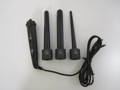 Juego de rizador de pelo Herstyler 3 en 1 varita rizador 9-18 mm 18-25 mm 25 mm 3P Foto 1 de 4