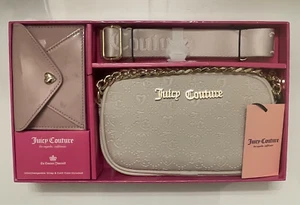 Juicy Couture Gift Set Angel Slim Camera Bag & Envelope Card Case NWT - Picture 1 of 1
