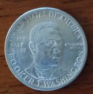 Medio dólar comercial Booker T Washington 1946 - Imagen 1 de 4
