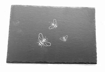 Posavasos De Pizarra Grabados Para Mesa Regalo X 3 - Imagen 1 de 2