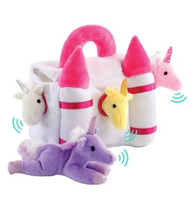 Magical Unicorns & Castle Play Set w/Sounds - Picture 1 of 7