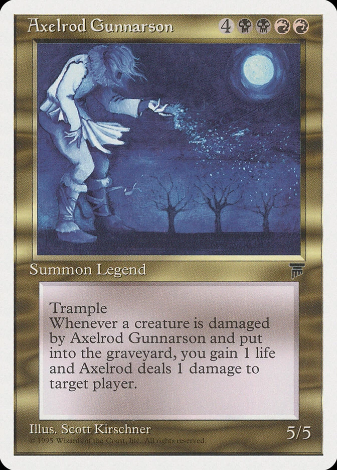 1x Axelrod Gunnarson - LP - Chronicles  - SPARROW MAGIC mtg - Image 1 of 1