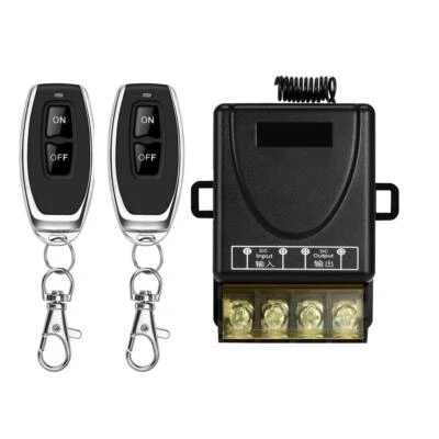 12v DC 12V/24V/48V/72V Fernbedienung Schalter Funk 40A Relais 328ft Long Range - Bild 1 von 4