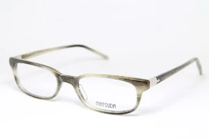 MATSUDA 10339 SG Original Rare Eyeglasses Frame Acetate Rectangular Gray JAPAN - Picture 1 of 8