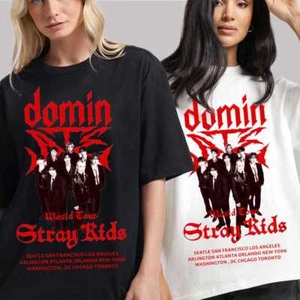 Stray Kids Tour 2025 Shirt, DominATE World Tour Tee, SKZ Concert Merch - Picture 1 of 3