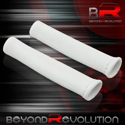 Bujía térmica de alta temperatura para Honda 2 piezas cable protector térmico funda plateada Foto 1 de 3