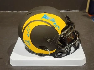L.A. Rams Riddell Mini Helm Eclipse Alternate Dual Autograph Nacua / Williams - Bild 1 von 8
