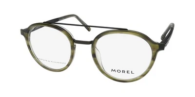 NEW MOREL OGA 10216O EYEGLASSES FULL-RIM ALUMINIUM 49-21-145 FRANCE MENS GREEN - Image 1 of 4