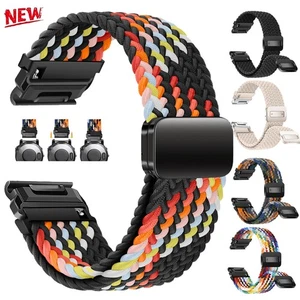 Magnetic Nylon Band Strap For Garmin Fenix E 8 7 7X Solar 6 6X 5 5X Epix Pro S70 - Picture 1 of 33