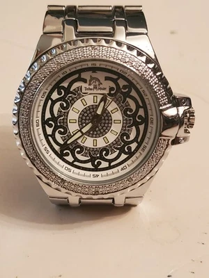 Reloj Techno Master Cronógrafo Diamante Genuino TM-2124 Foto 1 de 4