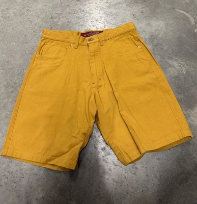 90s Volcom Baggy Shorts Men’s Size 30 NWT Yellow Jnco Skateboarding - Image 1 of 2