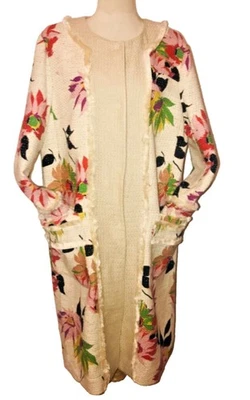 Algodón multicolor para mujer Etro Milano hecho en Italia talla 50 Foto 1 de 4