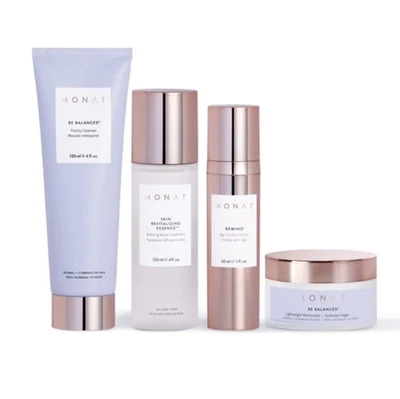 Paquete de cuidado de la piel Month Be Balanced, rutina de 4 pasos, sellado, vegano, nuevo - Imagen 1 de 2