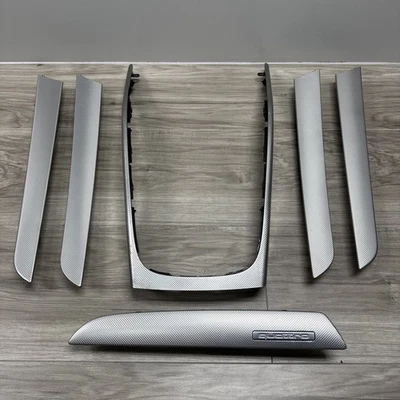 2010-2016 Audi A4 S4 B8 B8.5 Trim Cover Panel Bezel Door Center Console Set Of 6 - Image 1 of 4