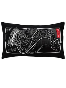 Unorthodox Collective Cushion Oriental Medusa Rectangular Black 50x70cm - Picture 1 of 1