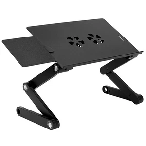 Mount-It! Adjustable Laptop Stand with Cooling Fans and Mouse Pad (MI-7211) - Picture 1 of 9