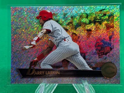 1995 Score Summit Nth Degree Barry Larkin #10 HOF Cleveland Indians - Image 1 of 2