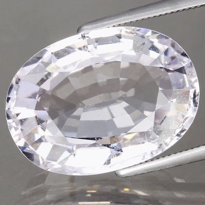 BIG! 8.74ct Oval 16.4x11.8mm Natural Light Pink Kunzite - Afganistan Gemstone - Image 1 of 4