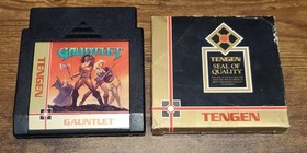 Gauntlet Nintendo NES Black Cart w/ Sleeve Tengen Retro Gaming - Maze / Puzzle
