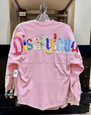 Disney Disneyland Pink Princesses Letters Princess Spirit Jersey XS S M L XL 2XL - Image 1 of 2