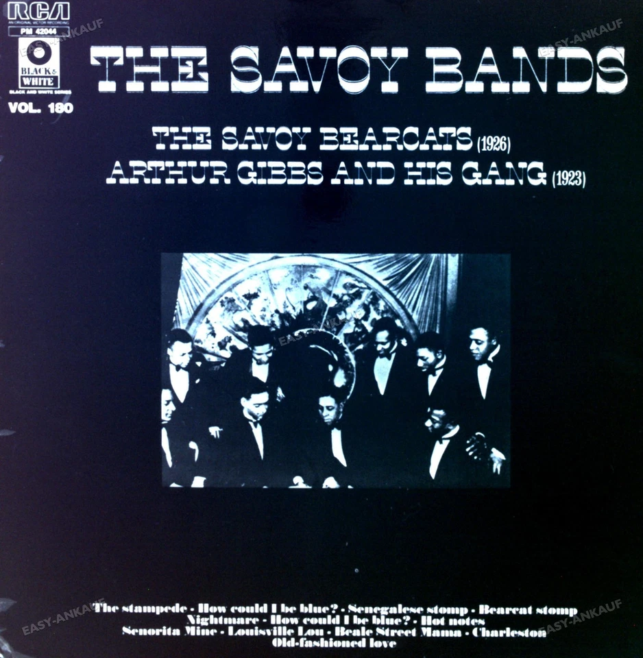 The Savoy Bearcats - Arthur Gibbs And His Gang - The Savoy Bands LP (VG) . - Image 1 of 1