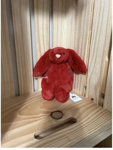 Jellycat BASHFUL CRANBERRY BUNNY - Little 8" - Retired - Brandneu mit Etikett - Bild 1 von 2