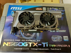 GPU NVIDIA GTX 560 Ti, MSI Twin Frozr II, 1024MB GDDR5, con box originale - Photo 1/3
