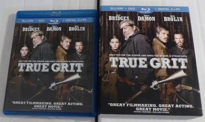 TRUE GRIT (2010) BLU-RAY / DVD WITH SLIPCOVER LIKE NEW! - Image 1 of 3