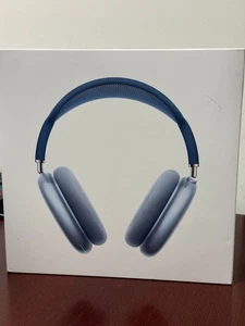 Casque supra-auriculaire sans fil Apple AirPods Max bleu ciel - Photo 1 sur 5