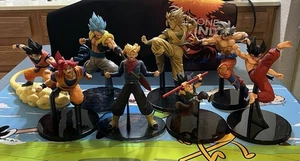 Lot Of 8 Banpresto Figures Dragon Ball Z DBZ Super Saiyan Goku Nimbus Trunks God - Picture 1 of 9