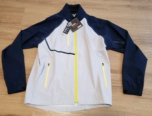 $325 FootJoy DryJoys HydroTour Golf Chaqueta de Lluvia Azul Marino/Gris Para Hombre Talla Grande - Imagen 1 de 8
