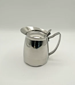 Vintage Polar Ware USA Stainless Steel Cream Pitcher Hinged Lid 133 - Picture 1 of 8