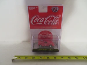 M2 Machine GS01 Coca-Cola 1941 Willys Coupe Gasser Red 1:64 Scale 2021 NIP - Picture 1 of 4