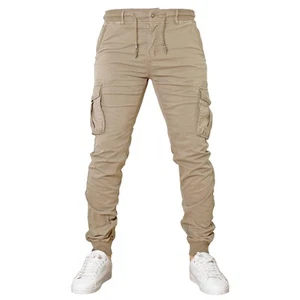 Pantaloni uomo cargo militari tasconi laterali casual cotone TOOCOOL G6538 - Imagen 1 de 86
